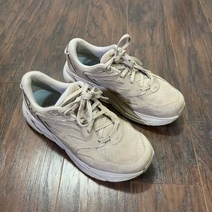 Hoka Clifton Suede Shoes